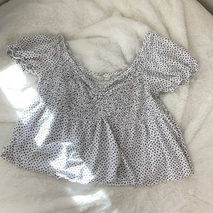 L.A. hearts white blouse FINAL PRICE